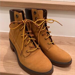 Timberland Women's Brown Lace-Up Boots